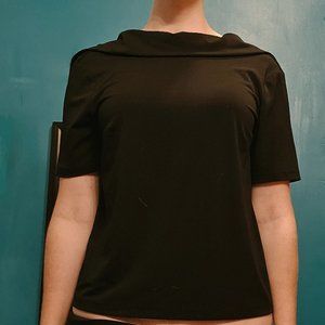 Soft, Button Down, Reversible, Black Top